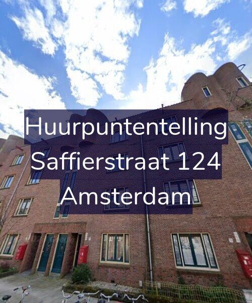 Foto gevel Huurpuntentelling voor Saffierstraat 124, Amsterdam