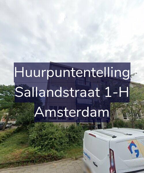 Foto gevel Huurpuntentelling voor Sallandstraat 1-H, Amsterdam