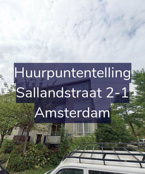 Foto gevel Huurpuntentelling voor Sallandstraat 2-1, Amsterdam