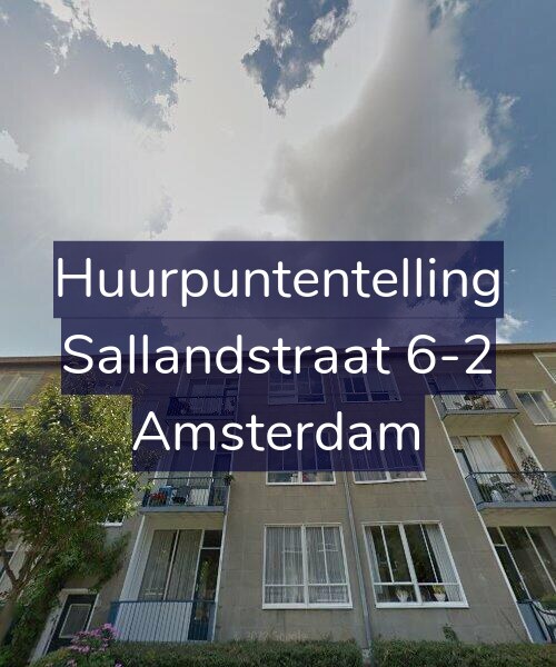 Foto gevel Huurpuntentelling voor Sallandstraat 6-2, Amsterdam