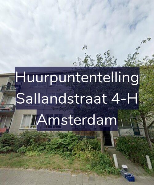 Foto gevel Huurpuntentelling voor Sallandstraat 4-H, Amsterdam