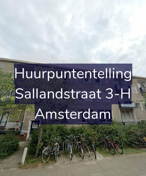 Foto gevel Huurpuntentelling voor Sallandstraat 3-H, Amsterdam
