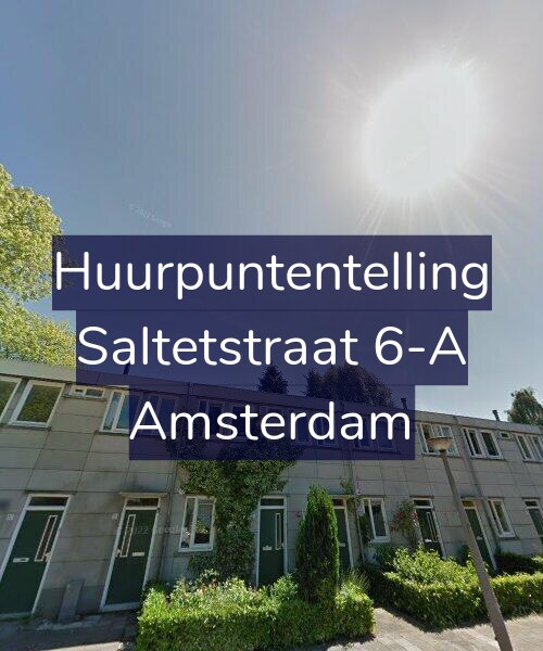 Foto gevel Huurpuntentelling voor Saltetstraat 6-A, Amsterdam