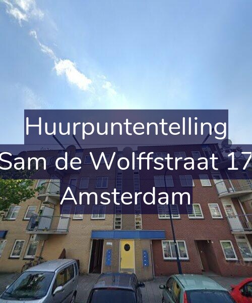 Foto gevel Huurpuntentelling voor Sam de Wolffstraat 17, Amsterdam