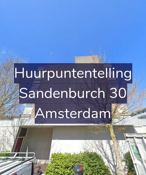 Foto gevel Huurpuntentelling voor Sandenburch 30, Amsterdam