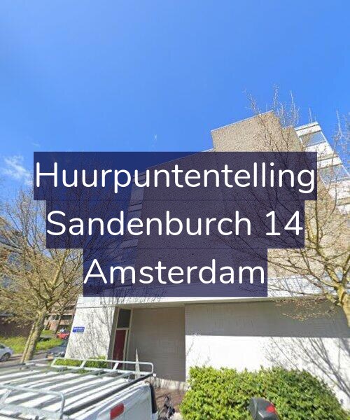 Foto gevel Huurpuntentelling voor Sandenburch 14, Amsterdam