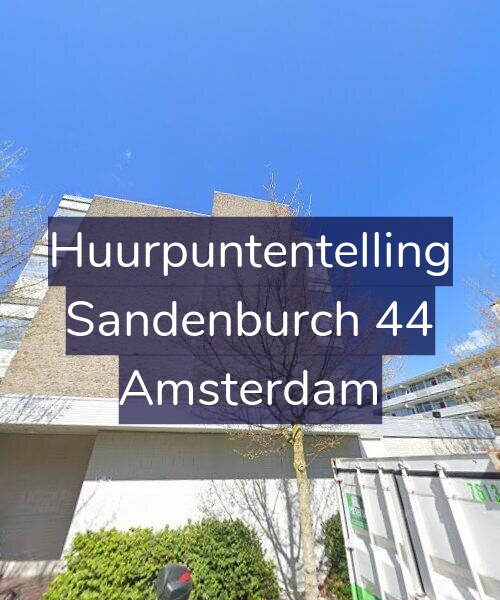 Foto gevel Huurpuntentelling voor Sandenburch 44, Amsterdam