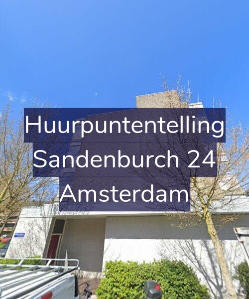 Foto gevel Huurpuntentelling voor Sandenburch 24, Amsterdam