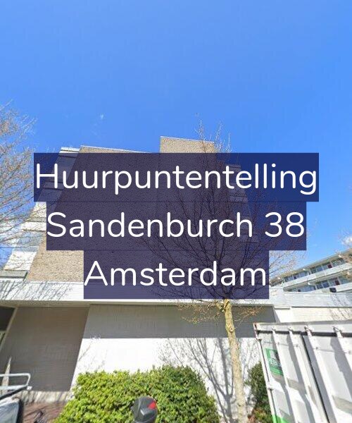 Foto gevel Huurpuntentelling voor Sandenburch 38, Amsterdam