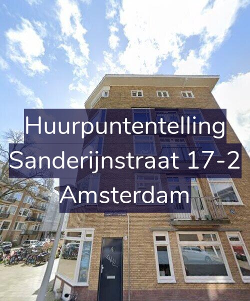 Foto gevel Huurpuntentelling voor Sanderijnstraat 17-2, Amsterdam