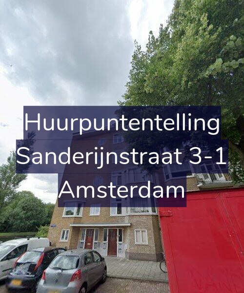 Foto gevel Huurpuntentelling voor Sanderijnstraat 3-1, Amsterdam