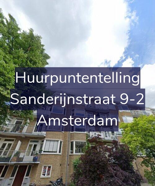 Foto gevel Huurpuntentelling voor Sanderijnstraat 9-2, Amsterdam