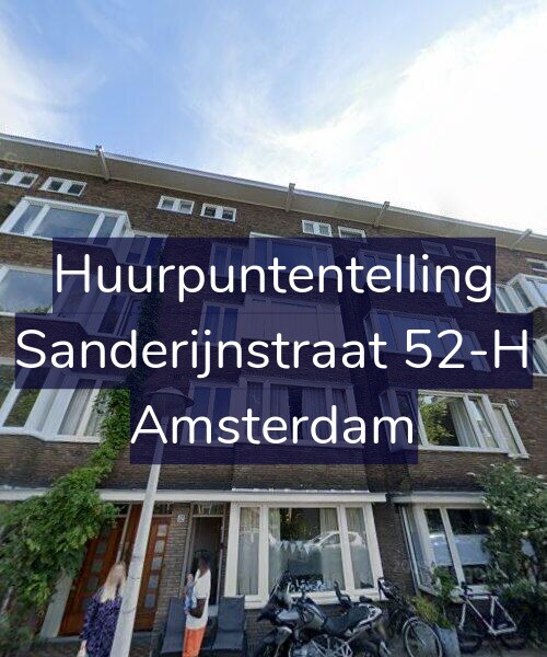 Foto gevel Huurpuntentelling voor Sanderijnstraat 52-H, Amsterdam