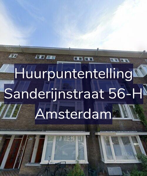 Foto gevel Huurpuntentelling voor Sanderijnstraat 56-H, Amsterdam