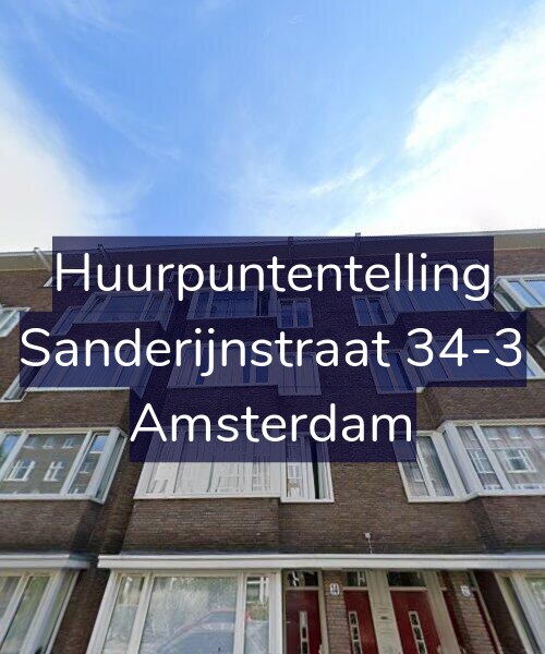 Foto gevel Huurpuntentelling voor Sanderijnstraat 34-3, Amsterdam
