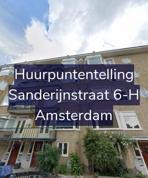 Foto gevel Huurpuntentelling voor Sanderijnstraat 6-H, Amsterdam