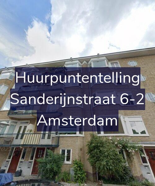 Foto gevel Huurpuntentelling voor Sanderijnstraat 6-2, Amsterdam