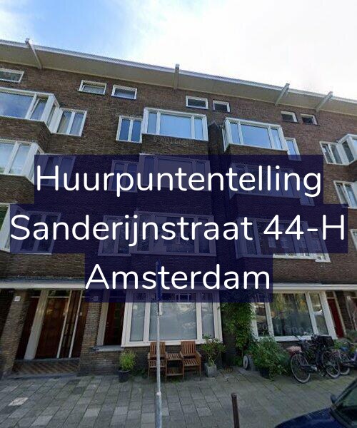 Foto gevel Huurpuntentelling voor Sanderijnstraat 44-H, Amsterdam