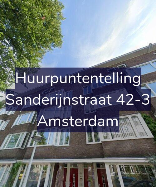 Foto gevel Huurpuntentelling voor Sanderijnstraat 42-3, Amsterdam
