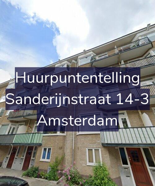 Foto gevel Huurpuntentelling voor Sanderijnstraat 14-3, Amsterdam