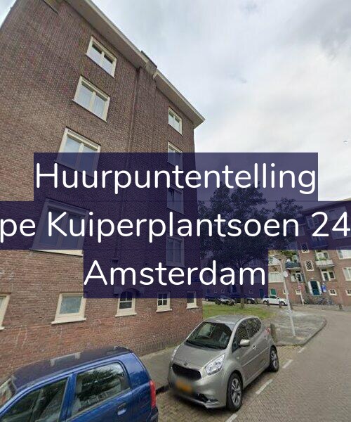 Foto gevel Huurpuntentelling voor Sape Kuiperplantsoen 24-H, Amsterdam