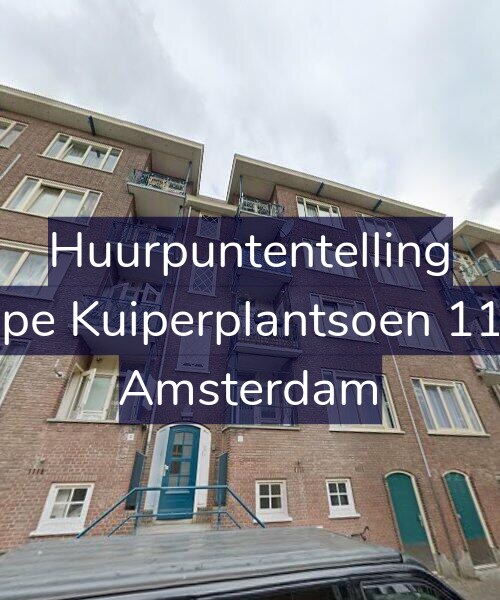Foto gevel Huurpuntentelling voor Sape Kuiperplantsoen 11-1, Amsterdam