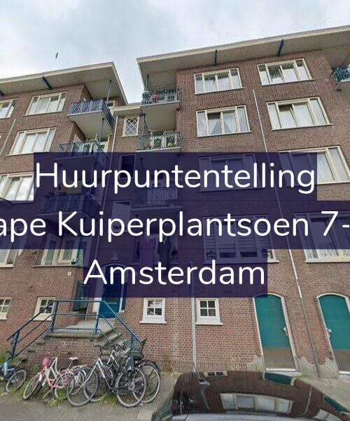 Foto gevel Huurpuntentelling voor Sape Kuiperplantsoen 7-H, Amsterdam