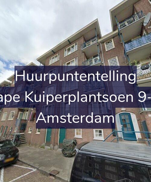 Foto gevel Huurpuntentelling voor Sape Kuiperplantsoen 9-H, Amsterdam
