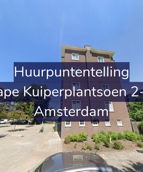 Foto gevel Huurpuntentelling voor Sape Kuiperplantsoen 2-H, Amsterdam