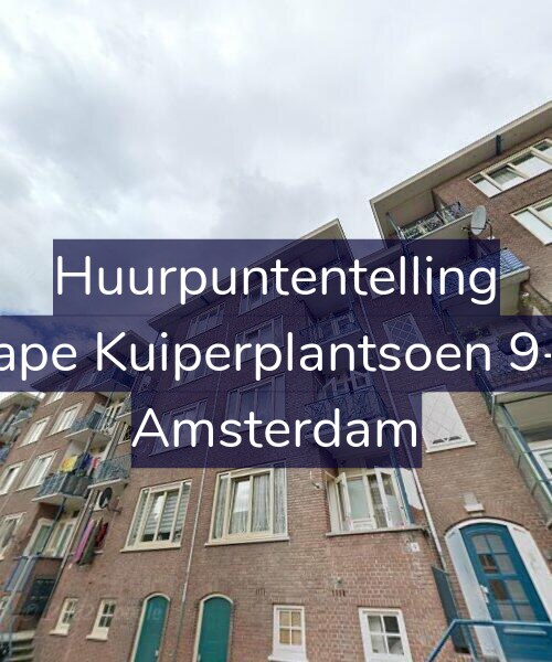 Foto gevel Huurpuntentelling voor Sape Kuiperplantsoen 9-2, Amsterdam