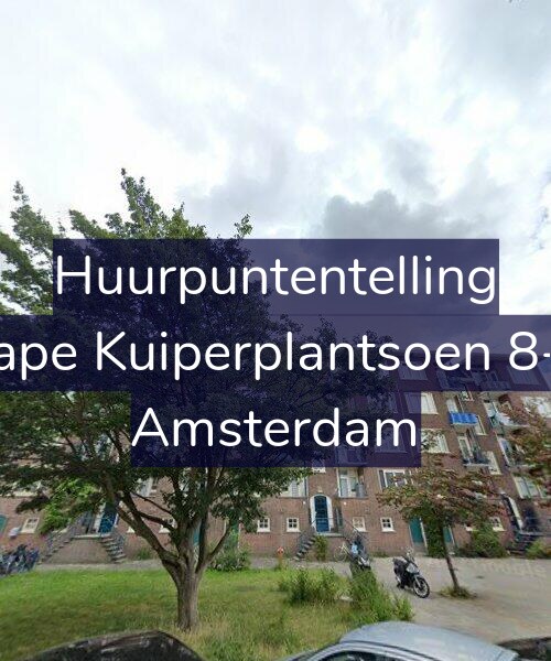 Foto gevel Huurpuntentelling voor Sape Kuiperplantsoen 8-1, Amsterdam