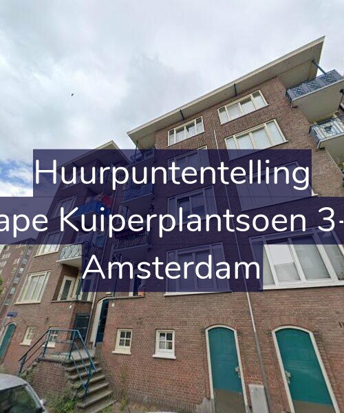 Foto gevel Huurpuntentelling voor Sape Kuiperplantsoen 3-1, Amsterdam