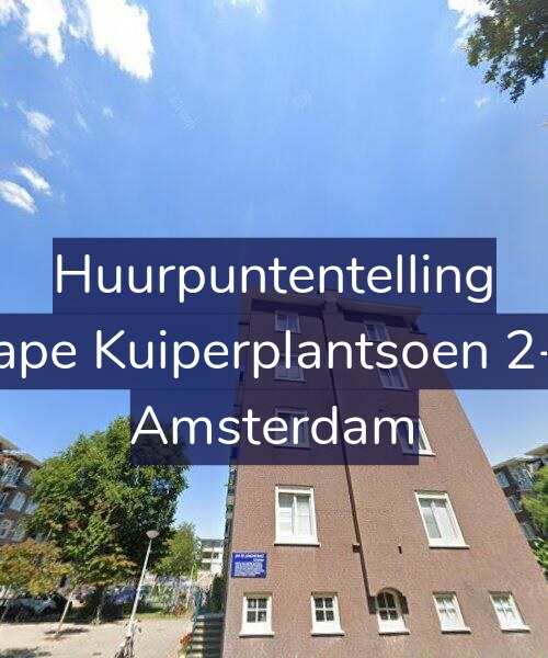 Foto gevel Huurpuntentelling voor Sape Kuiperplantsoen 2-3, Amsterdam