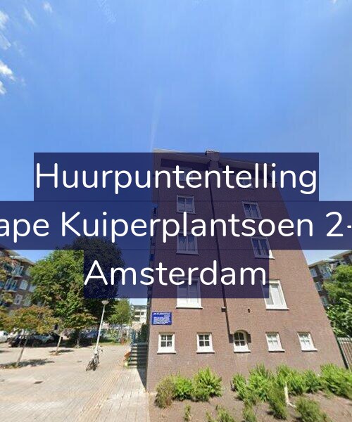 Foto gevel Huurpuntentelling voor Sape Kuiperplantsoen 2-1, Amsterdam