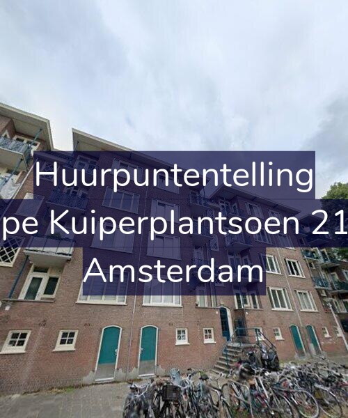 Foto gevel Huurpuntentelling voor Sape Kuiperplantsoen 21-1, Amsterdam