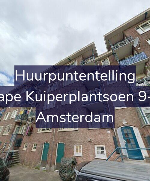 Foto gevel Huurpuntentelling voor Sape Kuiperplantsoen 9-1, Amsterdam