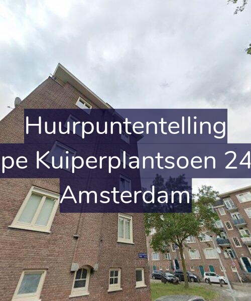 Foto gevel Huurpuntentelling voor Sape Kuiperplantsoen 24-3, Amsterdam