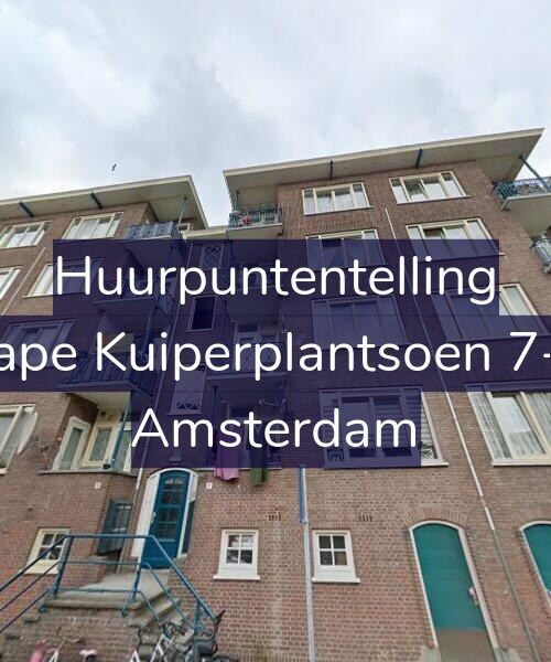 Foto gevel Huurpuntentelling voor Sape Kuiperplantsoen 7-1, Amsterdam