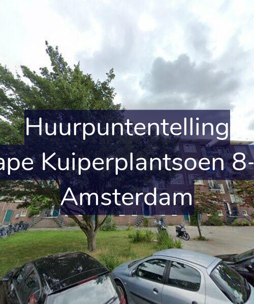 Foto gevel Huurpuntentelling voor Sape Kuiperplantsoen 8-H, Amsterdam