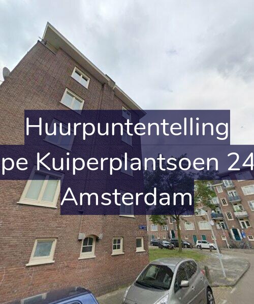 Foto gevel Huurpuntentelling voor Sape Kuiperplantsoen 24-1, Amsterdam