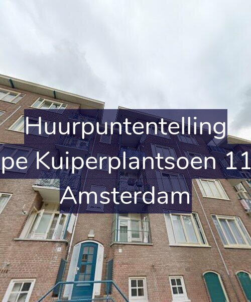Foto gevel Huurpuntentelling voor Sape Kuiperplantsoen 11-2, Amsterdam