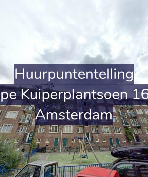 Foto gevel Huurpuntentelling voor Sape Kuiperplantsoen 16-1, Amsterdam