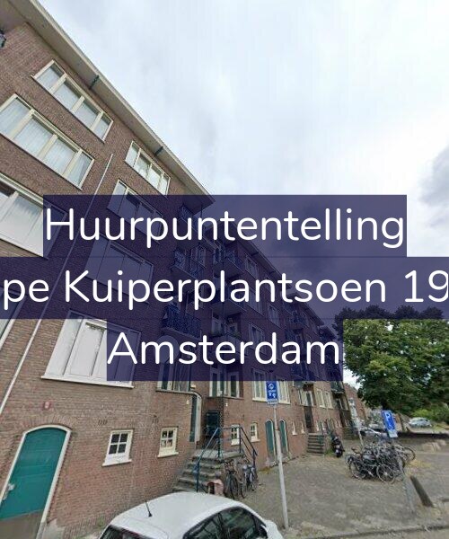 Foto gevel Huurpuntentelling voor Sape Kuiperplantsoen 19-1, Amsterdam