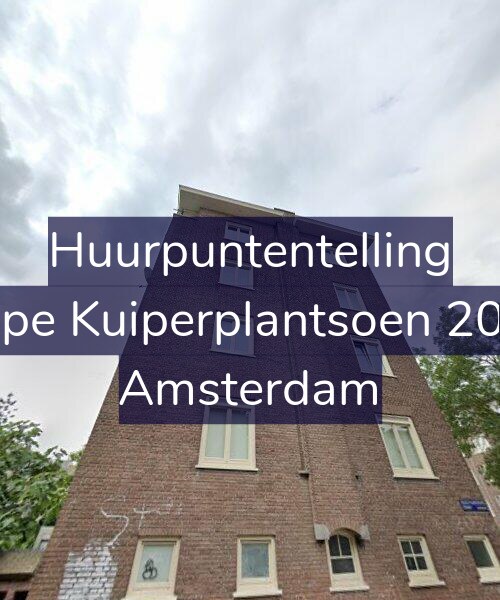 Foto gevel Huurpuntentelling voor Sape Kuiperplantsoen 20-2, Amsterdam