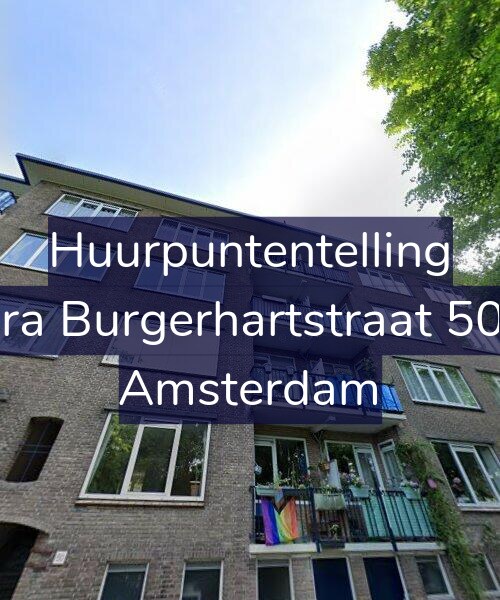Foto gevel Huurpuntentelling voor Sara Burgerhartstraat 50-3, Amsterdam