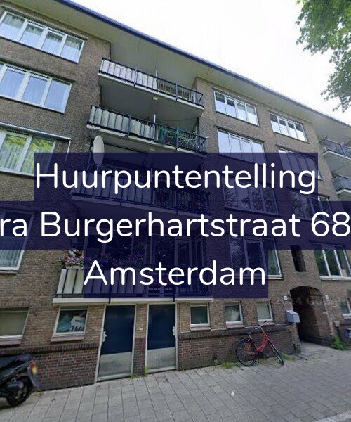 Foto gevel Huurpuntentelling voor Sara Burgerhartstraat 68-H, Amsterdam