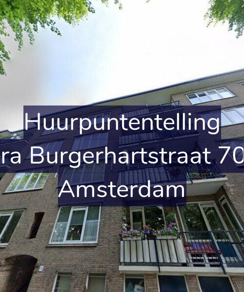Foto gevel Huurpuntentelling voor Sara Burgerhartstraat 70-2, Amsterdam