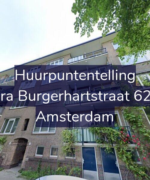 Foto gevel Huurpuntentelling voor Sara Burgerhartstraat 62-1, Amsterdam