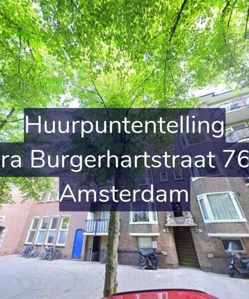 Foto gevel Huurpuntentelling voor Sara Burgerhartstraat 76-1, Amsterdam