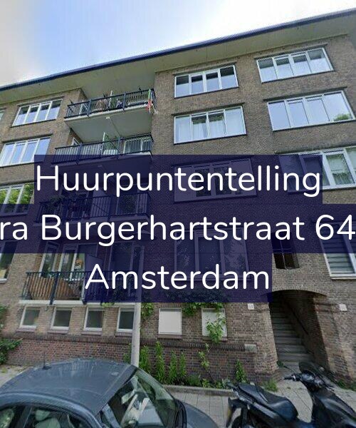 Foto gevel Huurpuntentelling voor Sara Burgerhartstraat 64-H, Amsterdam